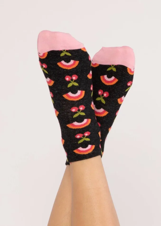 Blutsgeschwister Socks Sensation Steps Snkr Black Women Socks