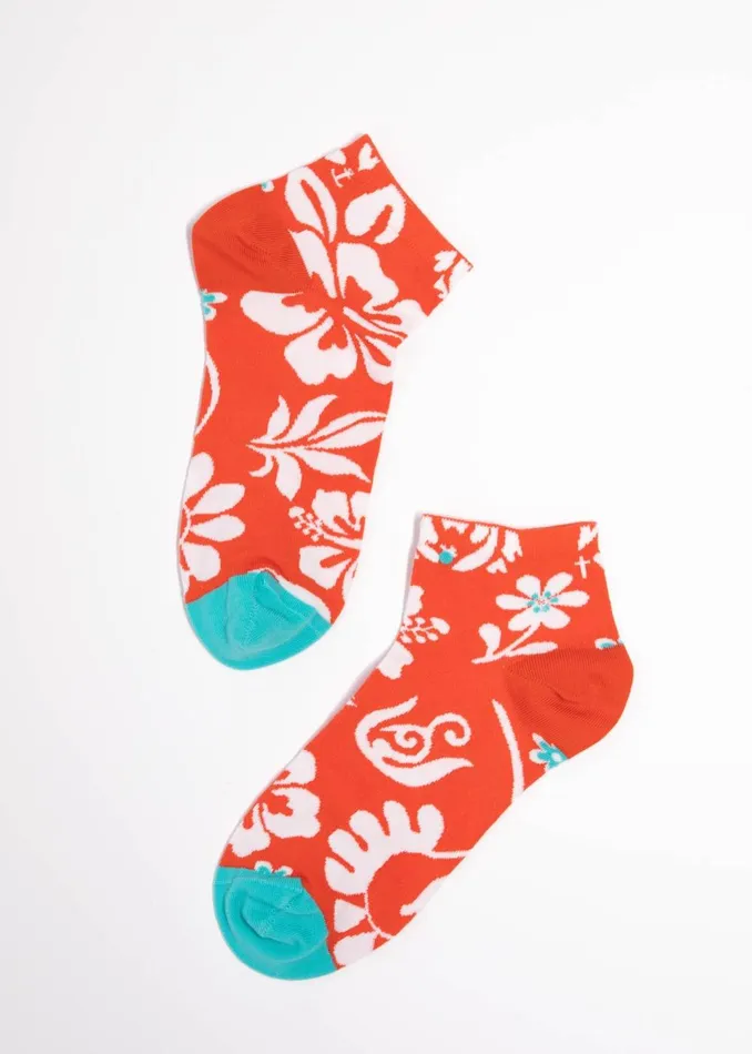 Blutsgeschwister Socks Sensation Steps Snkr Orange Women Socks
