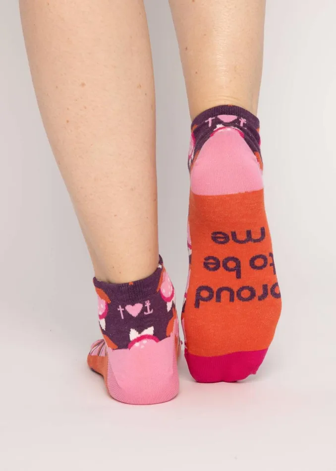 Blutsgeschwister Socks Sensation Steps Snkr Purple Women Other Accessoires