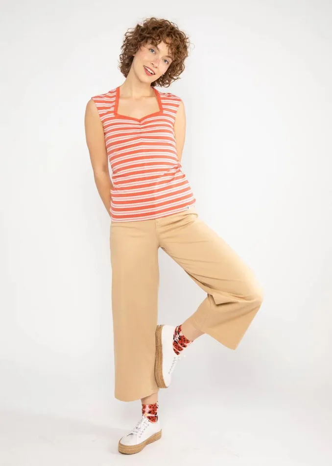 Blutsgeschwister Summer Top Let Romance Rule Red Women Tops