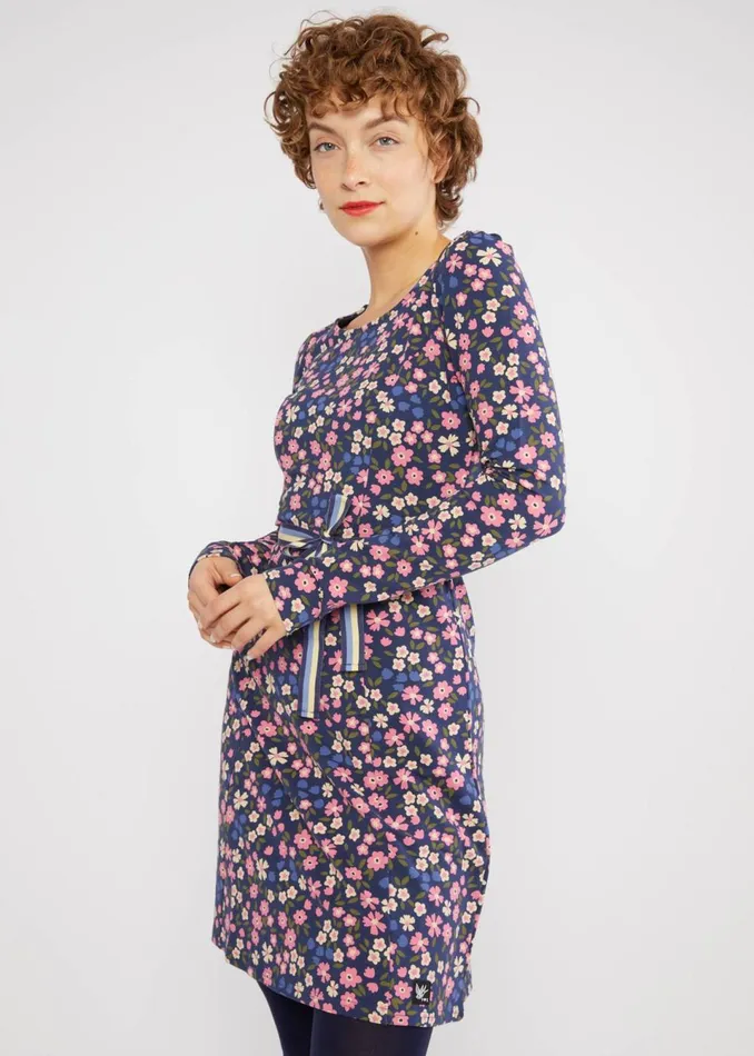 Blutsgeschwister Sweat Dress Trs Charmeuse Blue Women Dresses