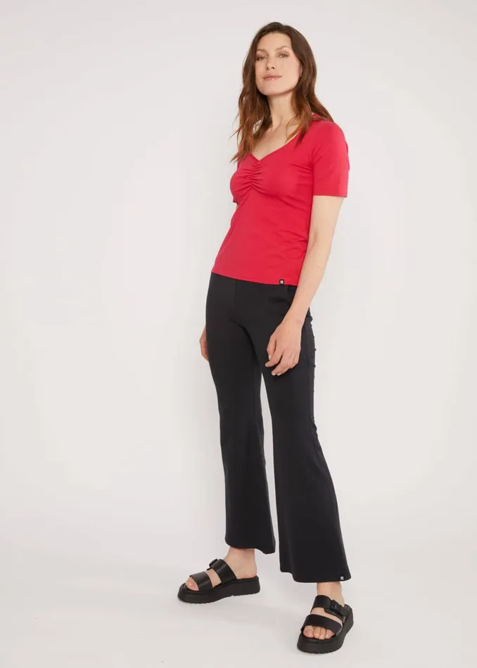 Blutsgeschwister TShirt Balconnet Fminin Red Women Tops