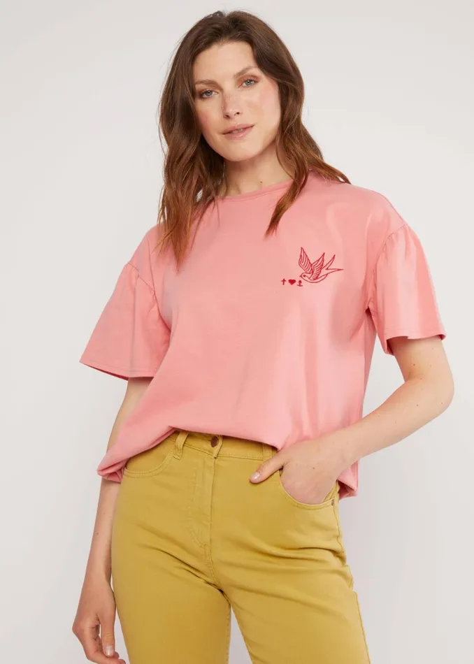 Blutsgeschwister TShirt Bubblegum Romance Pink Women Tops