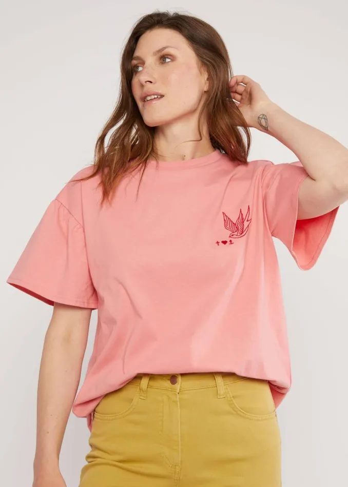 Blutsgeschwister TShirt Bubblegum Romance Pink Women Tops