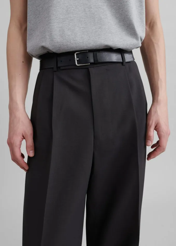 Bottoms Men The Frankie Shop Beo Suit Pants 8211 Dark Grey