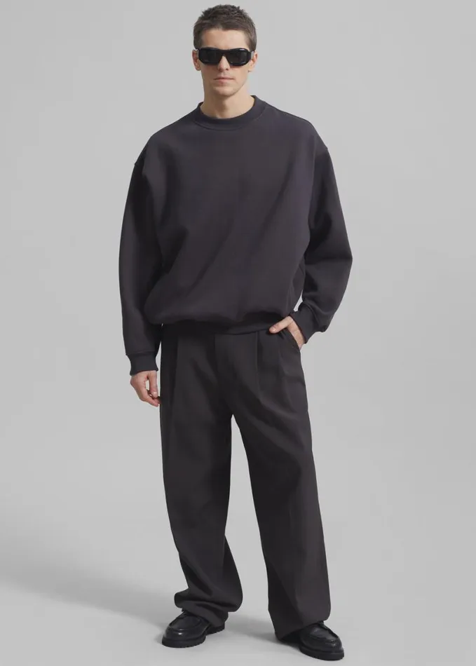 Bottoms Men The Frankie Shop Beo Suit Pants 8211 Dark Grey