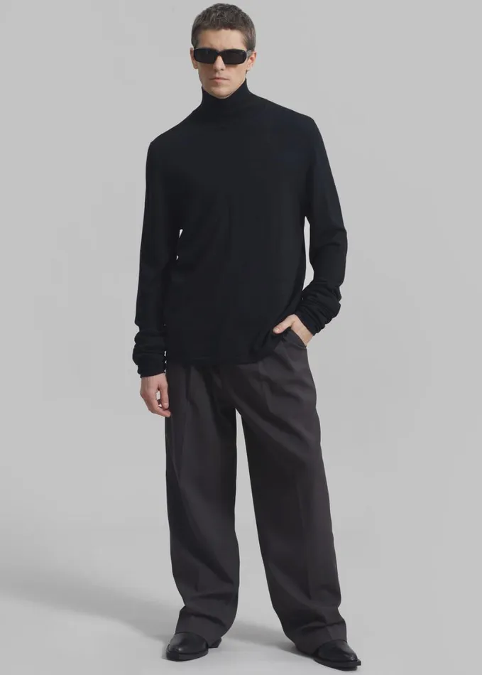 Bottoms Men The Frankie Shop Beo Suit Pants 8211 Dark Grey