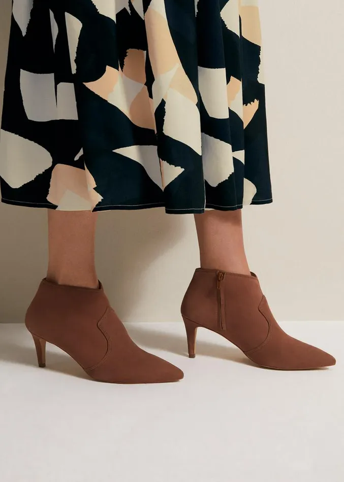 Brown Leather Boots Tan Women Phase Eight Boots