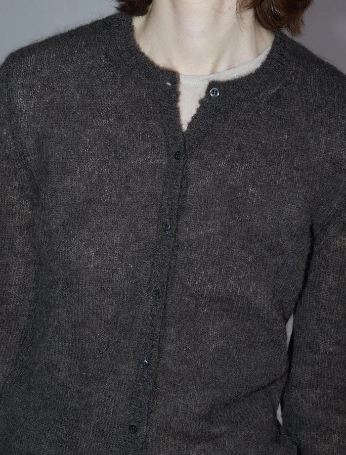Button Fine Champions Grey Women Paloma Wool Knits