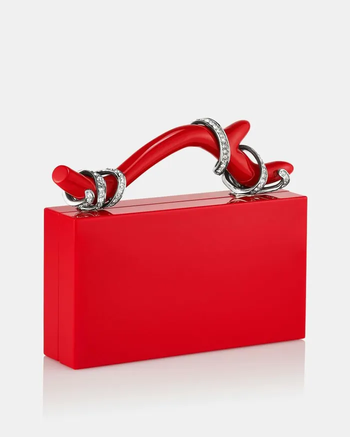 Capri Crush Clutch Red Women Aquazzura Clutch Bags