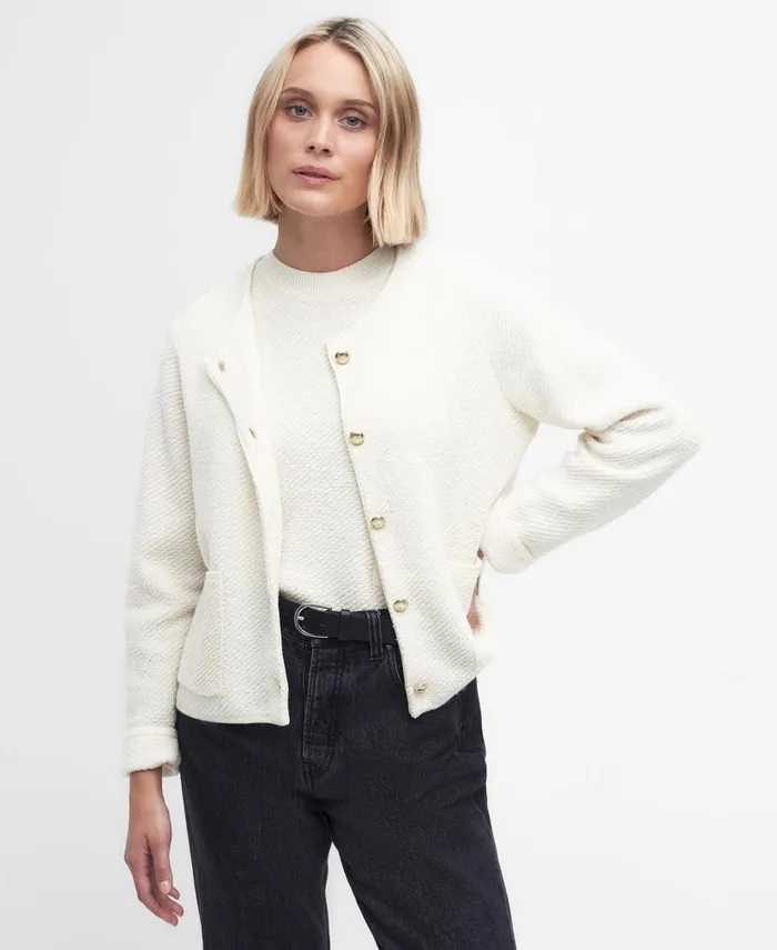 Celeste Cardigan Antique White Women Barbour Cardigans