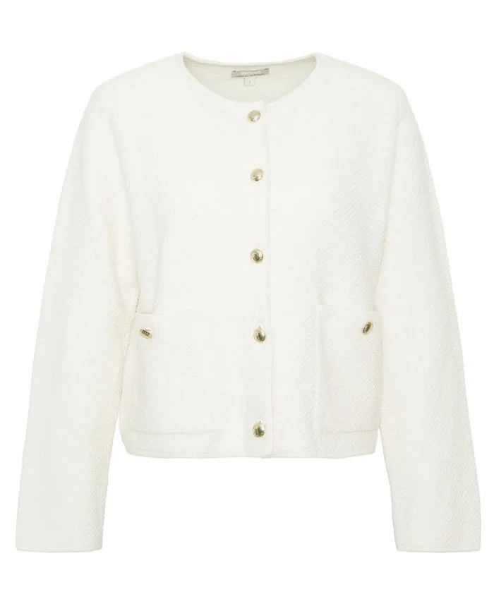 Celeste Cardigan Antique White Women Barbour Cardigans