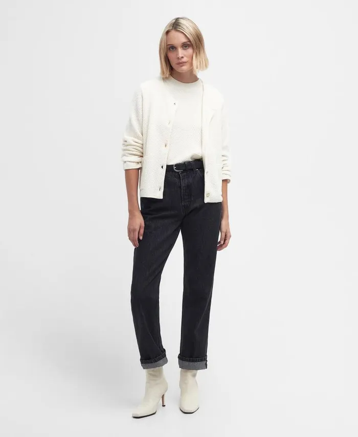 Celeste Cardigan Antique White Women Barbour Cardigans