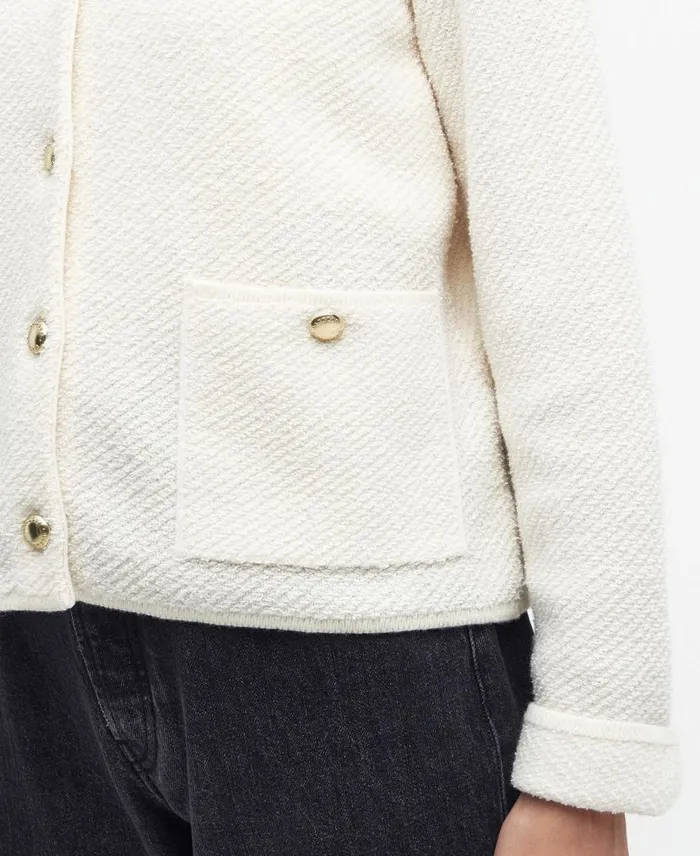 Celeste Cardigan Antique White Women Barbour Cardigans