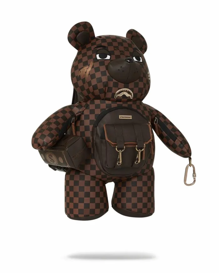CHECKMATE ROYALE MONEYBEAR TEDDYBEAR BACKPACK Bags SPRAYGROUND