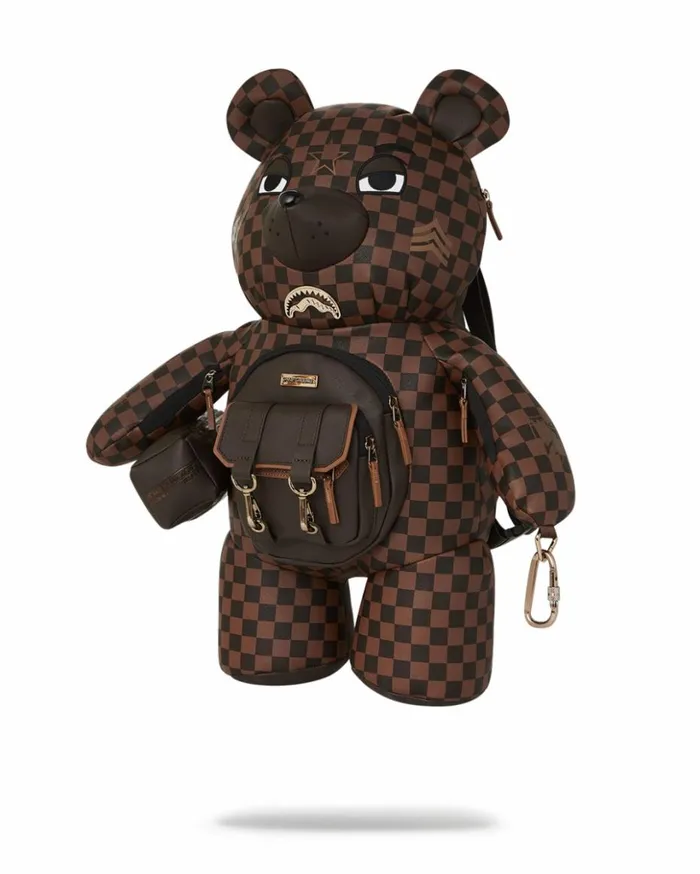CHECKMATE ROYALE MONEYBEAR TEDDYBEAR BACKPACK Bags SPRAYGROUND