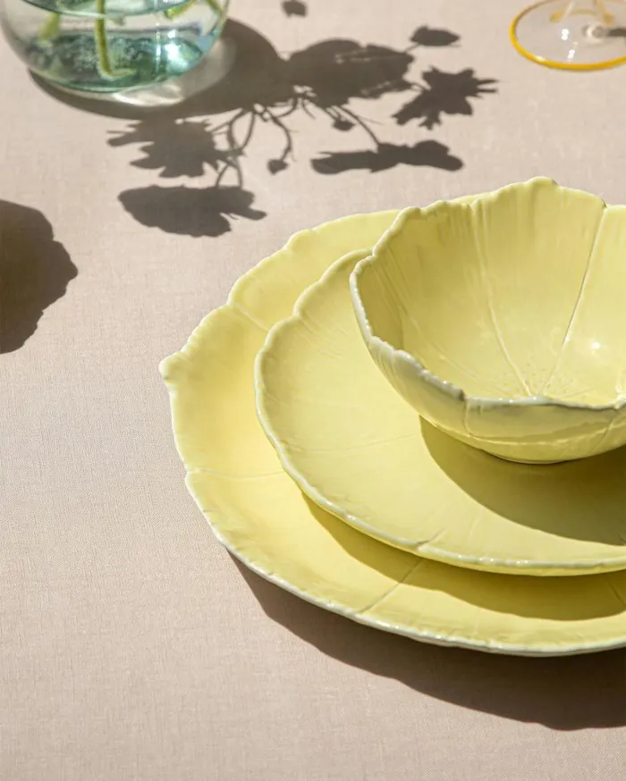 Cherry Blossom Soup Plate Yellow Women Aquazzura Dinnerware Cherry Blossom Soup Plate Yellow Women Aquazzura Dinnerware