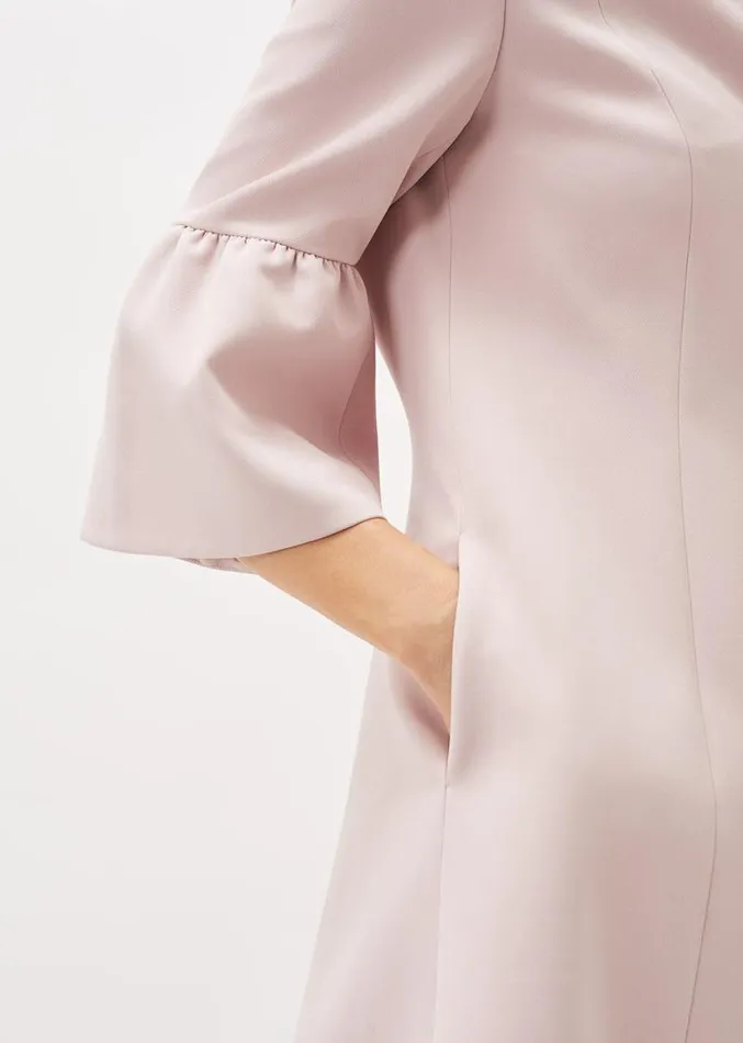 Cheryl Frill Cuff Occasion Coat Antique Rose Women Phase Eight Jackets