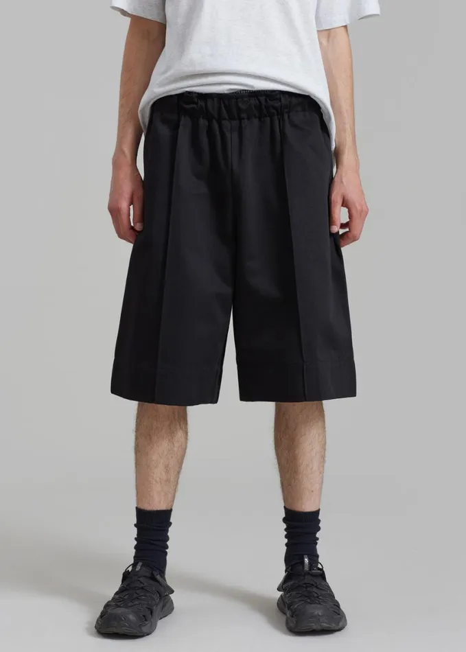 Clothing Men The Frankie Shop Adan Bermuda Shorts 8211 Black
