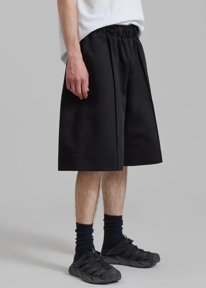 Clothing Men The Frankie Shop Adan Bermuda Shorts 8211 Black