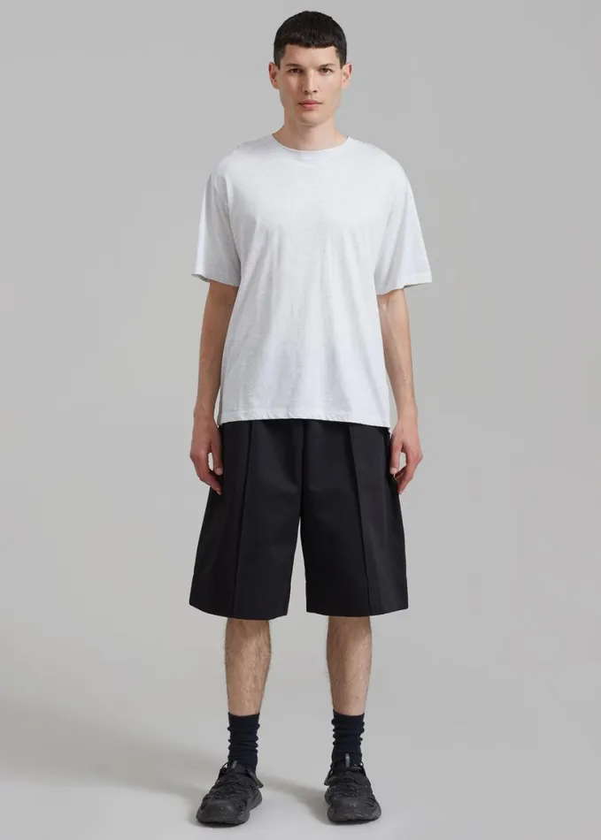 Clothing Men The Frankie Shop Adan Bermuda Shorts 8211 Black