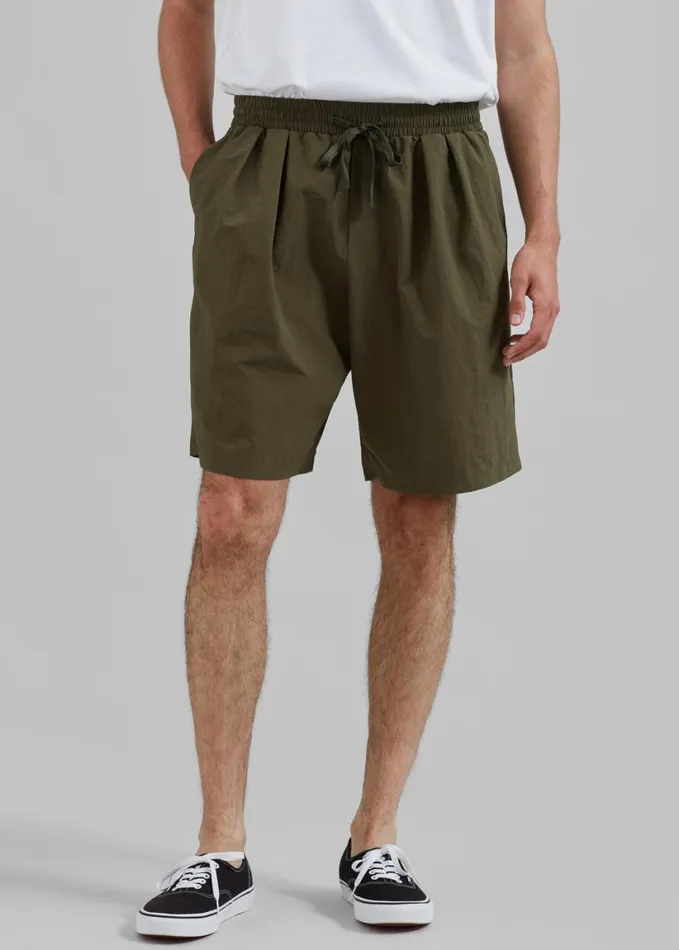 Clothing Men The Frankie Shop Axel Shorts 8211 Khaki