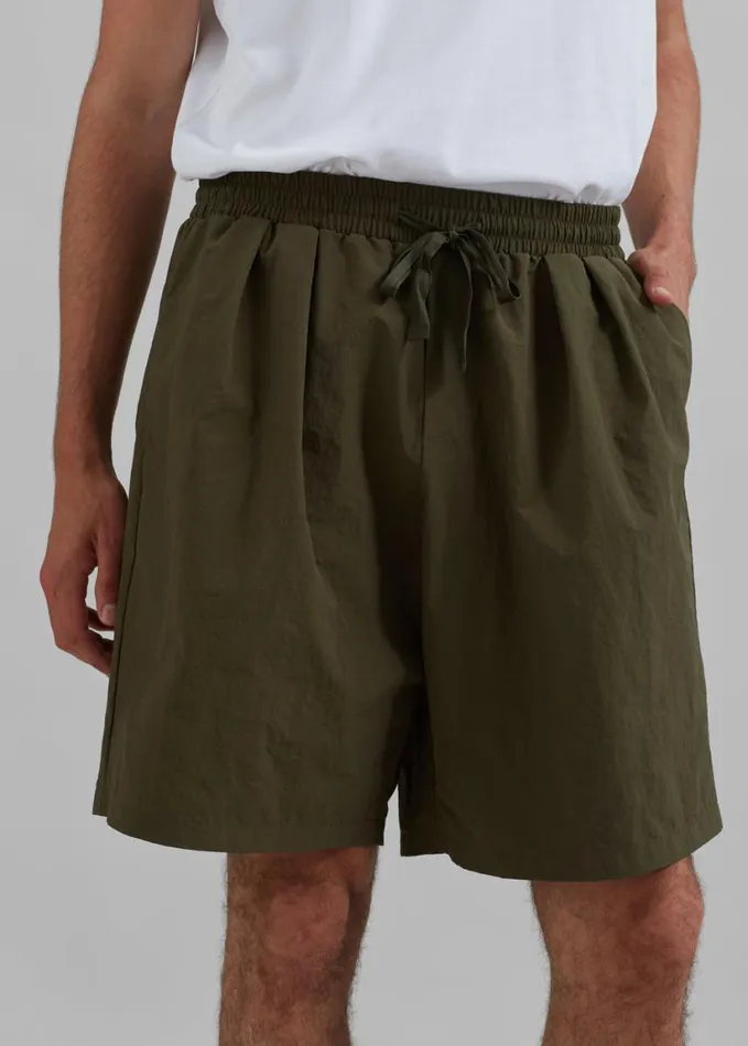 Clothing Men The Frankie Shop Axel Shorts 8211 Khaki