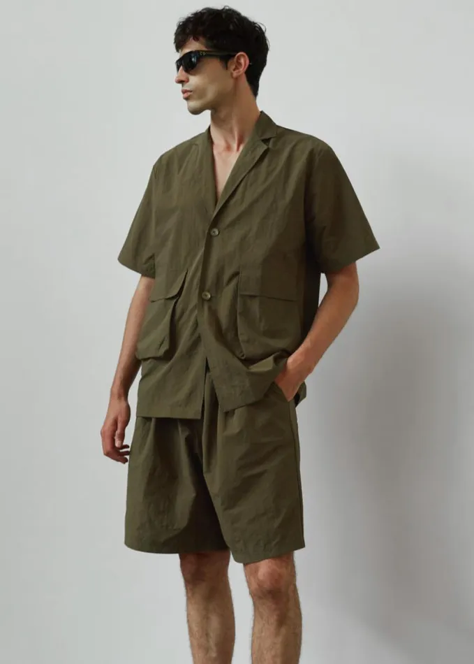 Clothing Men The Frankie Shop Axel Shorts 8211 Khaki