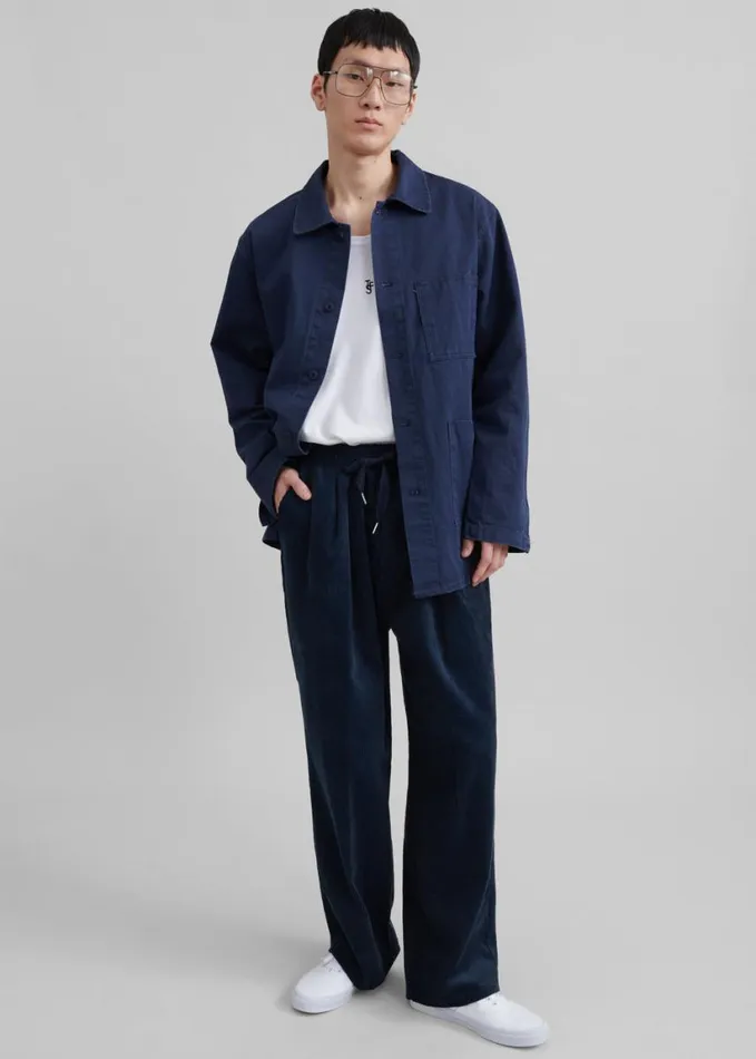 Clothing Men The Frankie Shop Brixton Corduroy Joggers 8211 Navy
