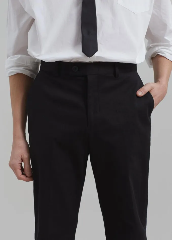 Clothing Men The Frankie Shop Gregory Trousers 8211 Black