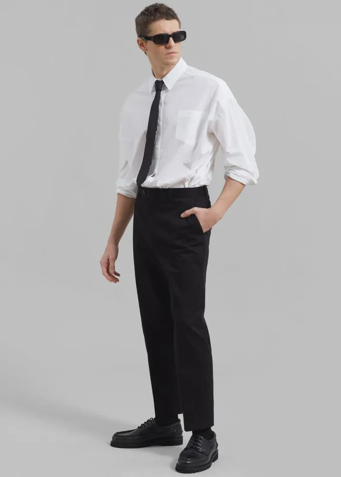 Clothing Men The Frankie Shop Gregory Trousers 8211 Black