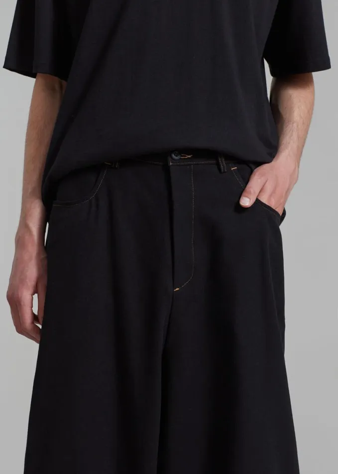Clothing Men The Frankie Shop Joshua Baggy Pants 8211 Black
