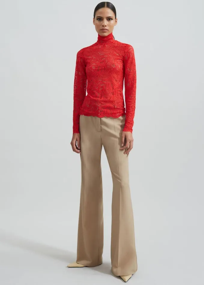 Clothing Women The Frankie Shop Beaufille Rodin Blouse 8211 Red