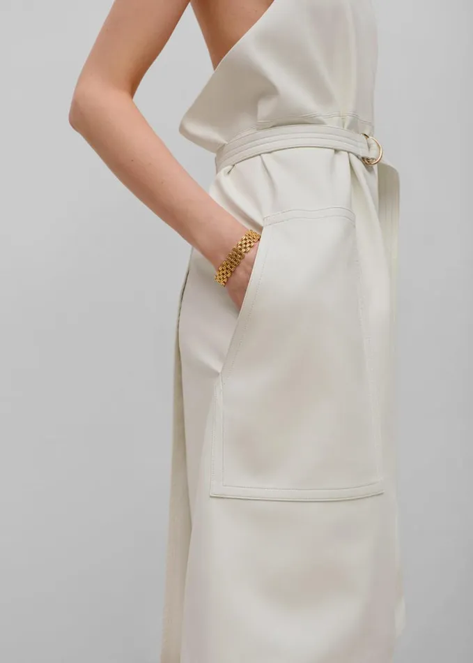 Clothing Women The Frankie Shop Bevza Fartukh Dress 8211 White