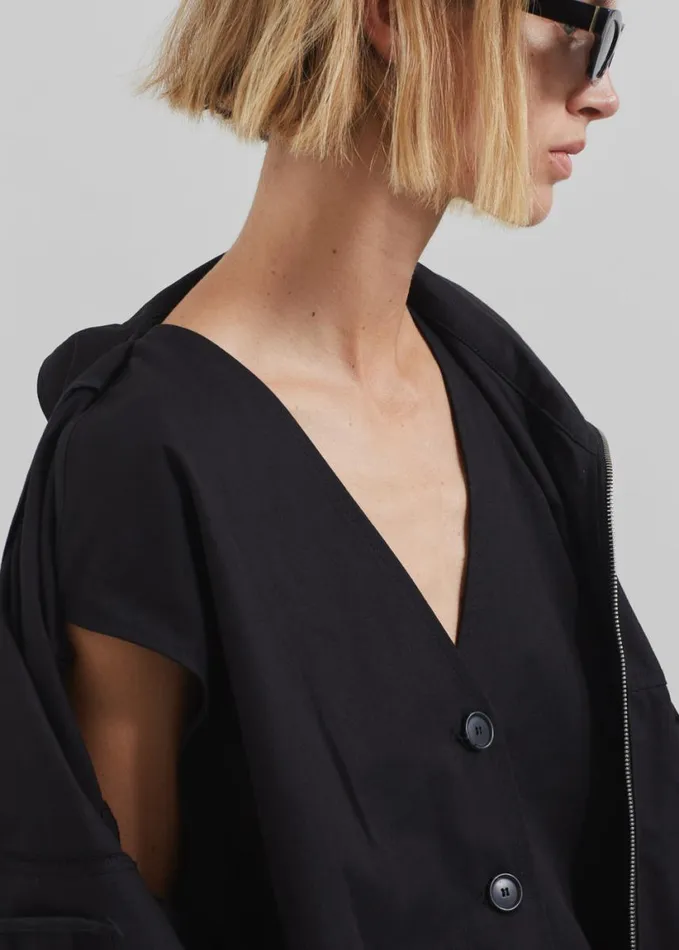 Clothing Women The Frankie Shop Calix Jacket 8211 Black