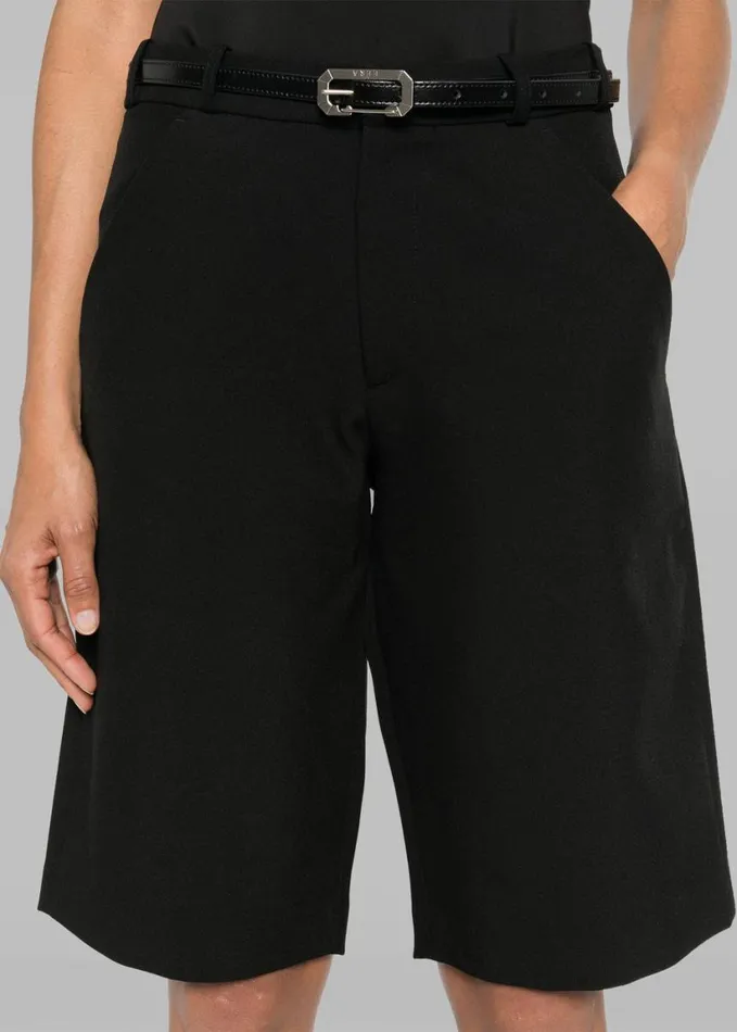 Clothing Women The Frankie Shop Coperni Tailored Bermuda Shorts 8211 Black