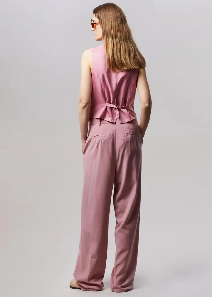 Clothing Women The Frankie Shop Gelso Waistcoat 8211 Rose