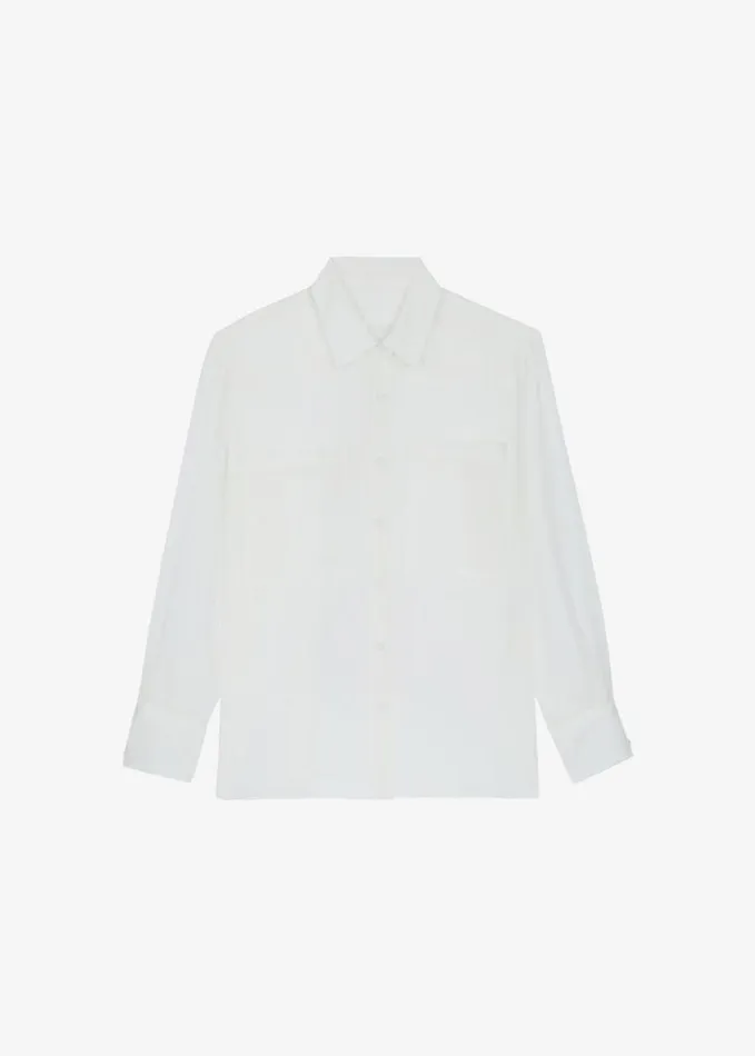 Clothing Women The Frankie Shop Kier Blouse 8211 Off White