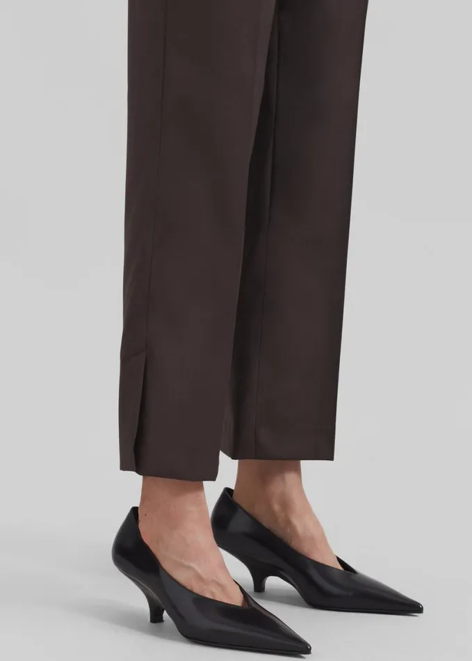 Clothing Women The Frankie Shop Loulou Studio Dorkas Pants 8211 Choco
