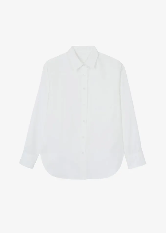 Clothing Women The Frankie Shop Lui White Shirt 8211 White Stripe