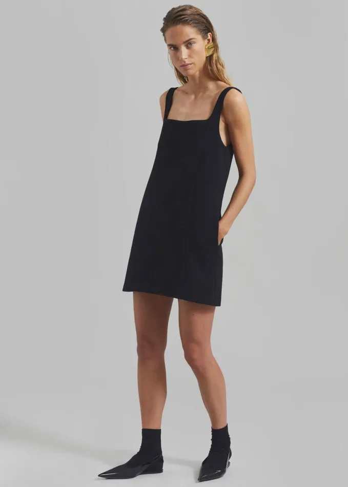 Clothing Women The Frankie Shop May Mini Dress 8211 Black