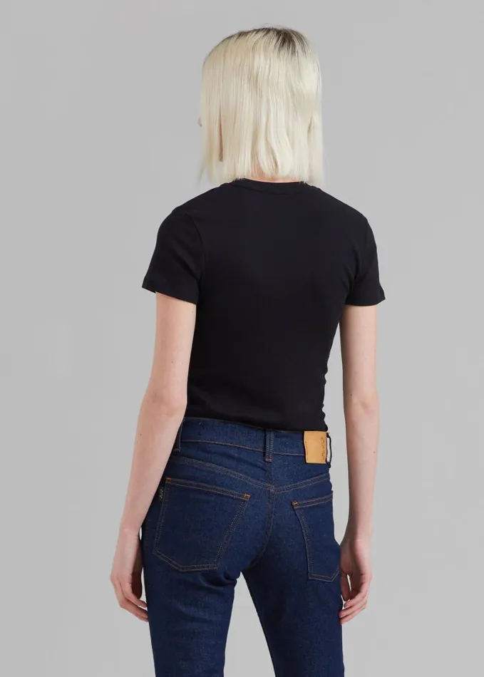 Clothing Women The Frankie Shop Palmira Tee 8211 Black