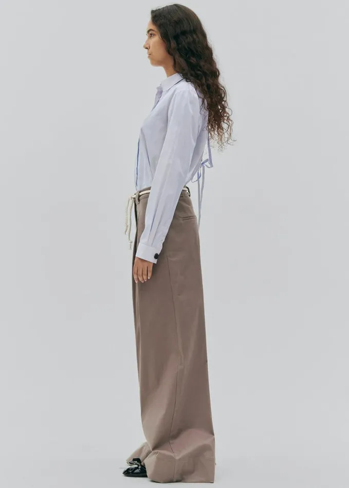 Clothing Women The Frankie Shop The Garment Cassano Wide Pants 8211 Smoke