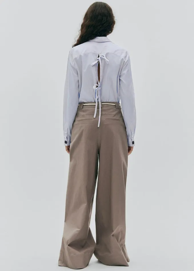 Clothing Women The Frankie Shop The Garment Cassano Wide Pants 8211 Smoke