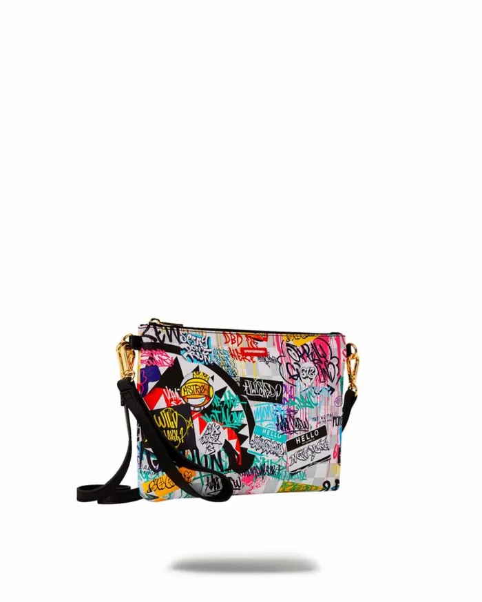 CREATE ANOTHER DAY CROSSOVER CLUTCH W SHOULDER STRAP Bags SPRAYGROUND