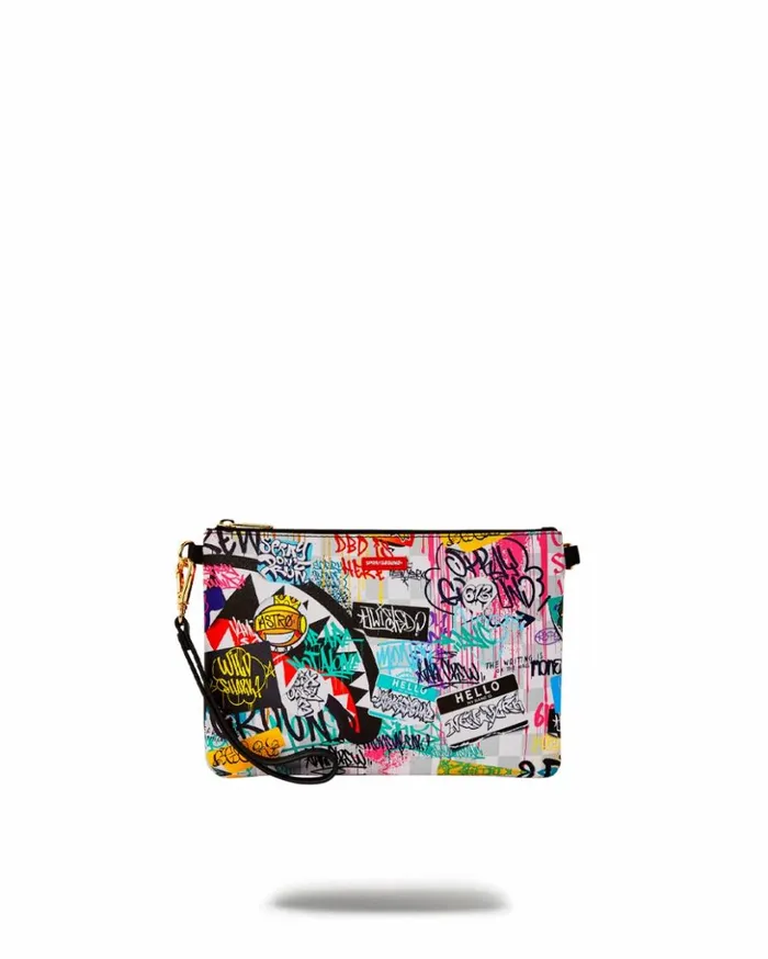 CREATE ANOTHER DAY CROSSOVER CLUTCH W SHOULDER STRAP Bags SPRAYGROUND