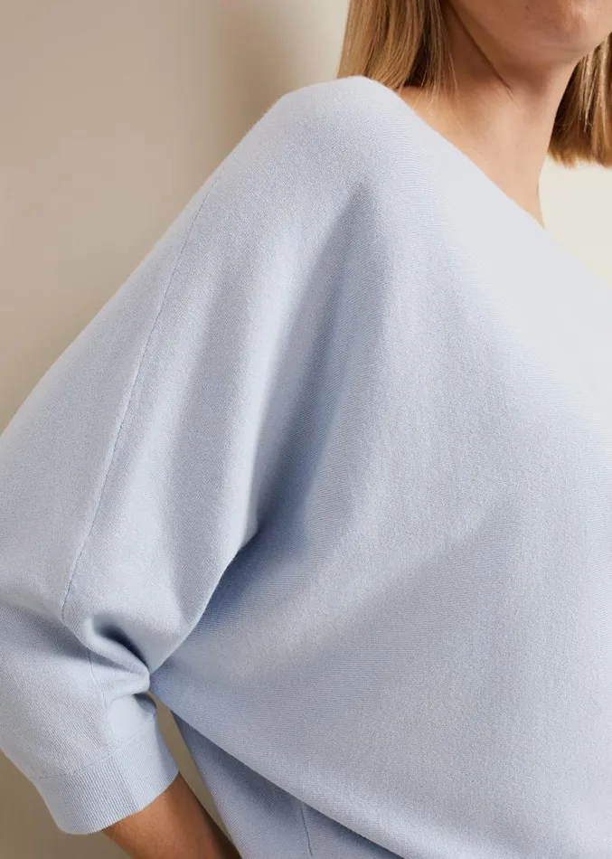 Cristine Knit Jumper Blue Women Phase Eight Knitwear