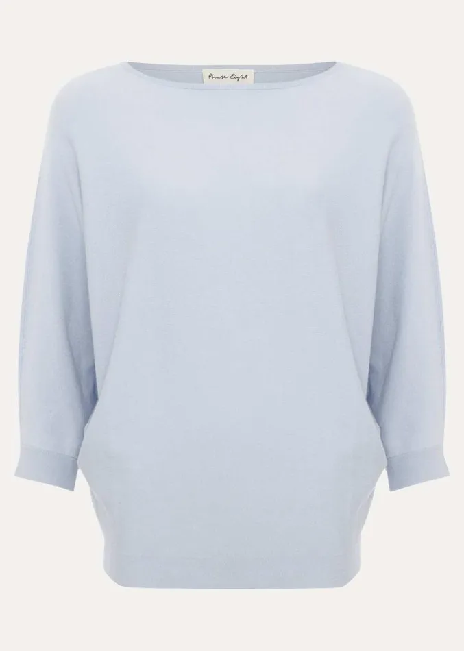 Cristine Knit Jumper Blue Women Phase Eight Knitwear