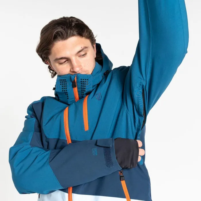 Dare 2b Baseplate II Ski Jacket Kingfisher Blue Navy Men Ski Jackets