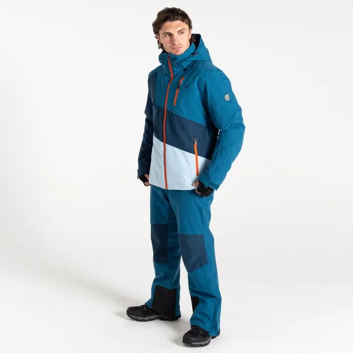 Dare 2b Baseplate II Ski Jacket Kingfisher Blue Navy Men Ski Jackets